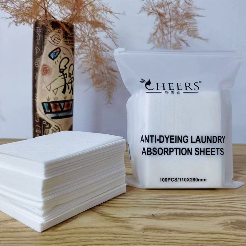 Color-Absorbing Sheets To Prevent Color Bleeding, Laundry Sheets, Clothes Color-Absorbing Paper, Anti-Dyeing Color-Absorbing Master Sheets, Household Clothing Cleaning Paper - Image 5